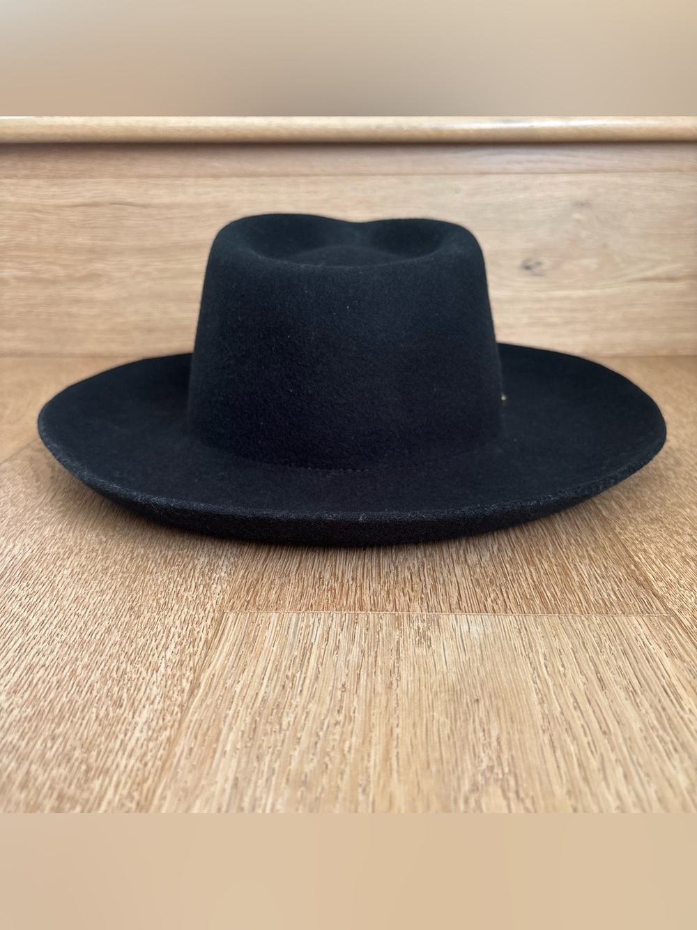Pendleton Wool Felt Fedora Wide Brim Hat Black Western Unisex Classic 23” - Picture 4 of 7
